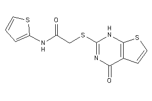 2-[(4-keto-1H-thieno[2,3-d]pyrimidin-2-yl)thio]-N-(2-thienyl)acetamide