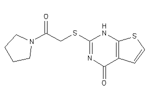 2-[(2-keto-2-pyrrolidino-ethyl)thio]-1H-thieno[2,3-d]pyrimidin-4-one