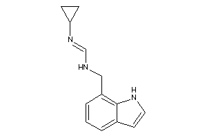 Image of N'-cyclopropyl-N-(1H-indol-7-ylmethyl)formamidine