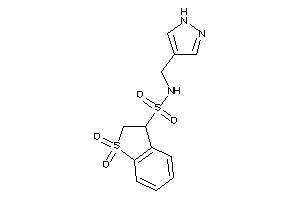 1,1-diketo-N-(1H-pyrazol-4-ylmethyl)-2,3-dihydrobenzothiophene-3-sulfonamide
