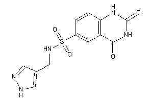 2,4-diketo-N-(1H-pyrazol-4-ylmethyl)-1H-quinazoline-6-sulfonamide