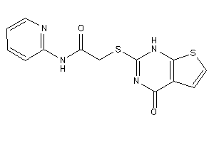2-[(4-keto-1H-thieno[2,3-d]pyrimidin-2-yl)thio]-N-(2-pyridyl)acetamide