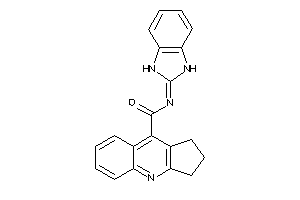 N-(1,3-dihydrobenzimidazol-2-ylidene)-2,3-dihydro-1H-cyclopenta[b]quinoline-9-carboxamide