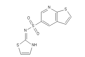 Image of N-(4-thiazolin-2-ylidene)thieno[2,3-b]pyridine-5-sulfonamide