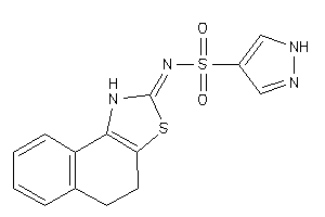 N-(4,5-dihydro-1H-benzo[e][1,3]benzothiazol-2-ylidene)-1H-pyrazole-4-sulfonamide