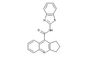 Image of N-(1,3-benzothiazol-2-yl)-2,3-dihydro-1H-cyclopenta[b]quinoline-9-carboxamide