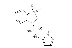 1,1-diketo-N-(1H-pyrazol-5-yl)-2,3-dihydrobenzothiophene-3-sulfonamide