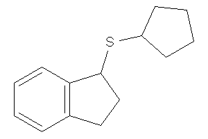 1-(cyclopentylthio)indane