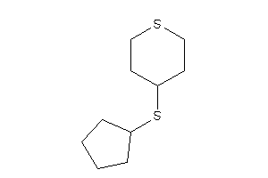 Image of 4-(cyclopentylthio)tetrahydrothiopyran