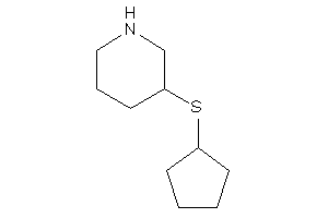 3-(cyclopentylthio)piperidine