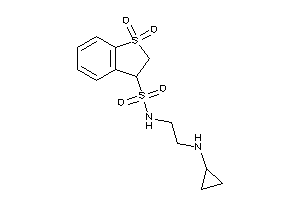 N-[2-(cyclopropylamino)ethyl]-1,1-diketo-2,3-dihydrobenzothiophene-3-sulfonamide