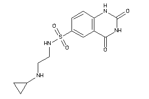 N-[2-(cyclopropylamino)ethyl]-2,4-diketo-1H-quinazoline-6-sulfonamide