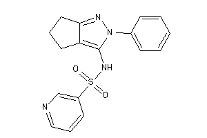 N-(2-phenyl-5,6-dihydro-4H-cyclopenta[c]pyrazol-3-yl)pyridine-3-sulfonamide