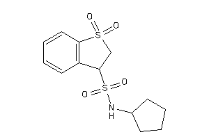 N-cyclopentyl-1,1-diketo-2,3-dihydrobenzothiophene-3-sulfonamide