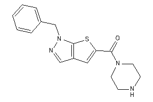 (1-benzylthieno[2,3-c]pyrazol-5-yl)-piperazino-methanone