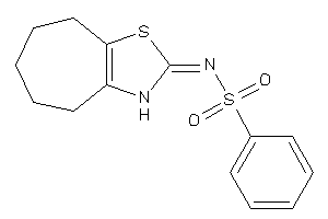 N-(3,4,5,6,7,8-hexahydrocyclohepta[d]thiazol-2-ylidene)benzenesulfonamide