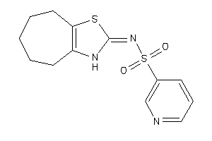N-(3,4,5,6,7,8-hexahydrocyclohepta[d]thiazol-2-ylidene)pyridine-3-sulfonamide