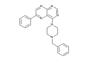 Image of 4-(4-benzylpiperazino)-6-phenyl-pteridine