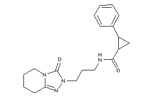 N-[3-(3-keto-5,6,7,8-tetrahydro-[1,2,4]triazolo[4,3-a]pyridin-2-yl)propyl]-2-phenyl-cyclopropanecarboxamide