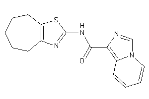 N-(5,6,7,8-tetrahydro-4H-cyclohepta[d]thiazol-2-yl)imidazo[1,5-a]pyridine-1-carboxamide