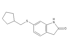 6-(cyclopentylmethylthio)oxindole