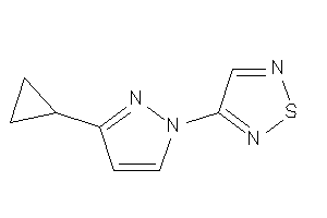 3-(3-cyclopropylpyrazol-1-yl)-1,2,5-thiadiazole