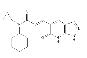 N-cyclohexyl-N-cyclopropyl-3-(6-keto-1,7-dihydropyrazolo[3,4-b]pyridin-5-yl)acrylamide