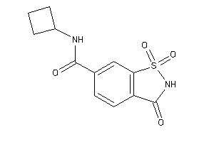 Image of N-cyclobutyl-1,1,3-triketo-1,2-benzothiazole-6-carboxamide