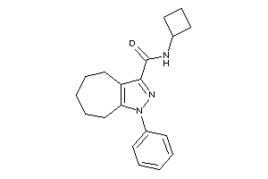 N-cyclobutyl-1-phenyl-5,6,7,8-tetrahydro-4H-cyclohepta[c]pyrazole-3-carboxamide