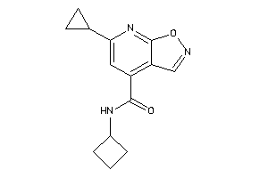 N-cyclobutyl-6-cyclopropyl-isoxazolo[5,4-b]pyridine-4-carboxamide