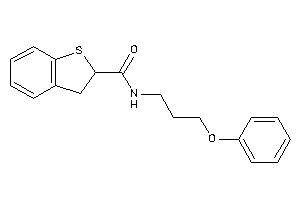 N-(3-phenoxypropyl)-2,3-dihydrobenzothiophene-2-carboxamide