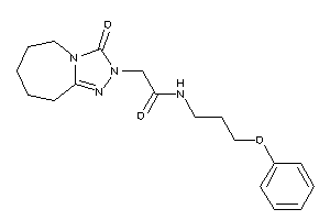 2-(3-keto-6,7,8,9-tetrahydro-5H-[1,2,4]triazolo[4,3-a]azepin-2-yl)-N-(3-phenoxypropyl)acetamide