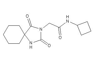 N-cyclobutyl-2-(2,4-diketo-1,3-diazaspiro[4.5]decan-3-yl)acetamide