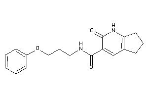 Image of 2-keto-N-(3-phenoxypropyl)-1,5,6,7-tetrahydro-1-pyrindine-3-carboxamide