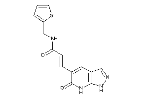 3-(6-keto-1,7-dihydropyrazolo[3,4-b]pyridin-5-yl)-N-(2-thenyl)acrylamide
