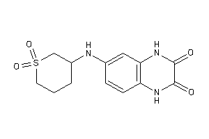 Image of 6-[(1,1-diketothian-3-yl)amino]-1,4-dihydroquinoxaline-2,3-quinone