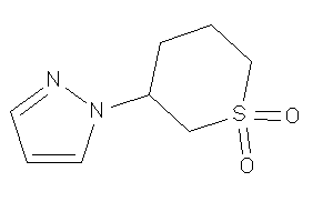 Image of 3-pyrazol-1-ylthiane 1,1-dioxide