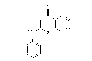 Image of 2-(pyridin-1-ium-1-carbonyl)chromone