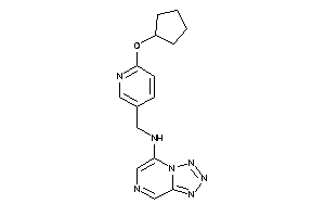 Image of [6-(cyclopentoxy)-3-pyridyl]methyl-(tetrazolo[1,5-a]pyrazin-5-yl)amine