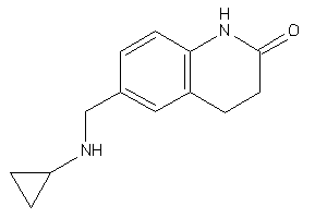 Image of 6-[(cyclopropylamino)methyl]-3,4-dihydrocarbostyril