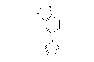 1-(1,3-benzodioxol-5-yl)imidazole