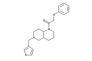 2-phenoxy-1-[6-(3-thenyl)-2,3,4,4a,5,7,8,8a-octahydro-1,6-naphthyridin-1-yl]ethanone