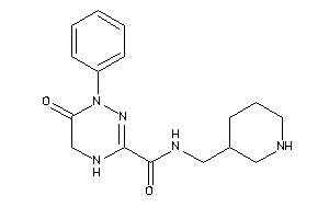 Image of 6-keto-1-phenyl-N-(3-piperidylmethyl)-4,5-dihydro-1,2,4-triazine-3-carboxamide