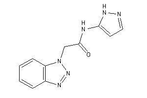 2-(benzotriazol-1-yl)-N-(1H-pyrazol-5-yl)acetamide