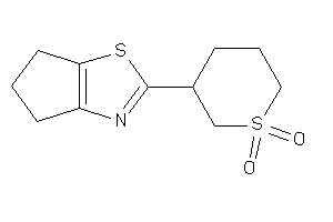 3-(5,6-dihydro-4H-cyclopenta[d]thiazol-2-yl)thiane 1,1-dioxide