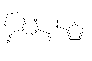 Image of 4-keto-N-(1H-pyrazol-5-yl)-6,7-dihydro-5H-benzofuran-2-carboxamide