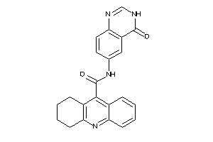 Image of N-(4-keto-3H-quinazolin-6-yl)-1,2,3,4-tetrahydroacridine-9-carboxamide
