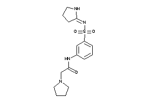 2-pyrrolidino-N-[3-(pyrrolidin-2-ylideneamino)sulfonylphenyl]acetamide