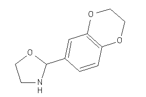 2-(2,3-dihydro-1,4-benzodioxin-6-yl)oxazolidine