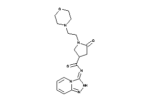 5-keto-1-(2-morpholinoethyl)-N-(2H-[1,2,4]triazolo[4,3-a]pyridin-3-ylidene)pyrrolidine-3-carboxamide